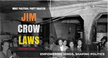 Which Political Party Enacted Jim Crow Laws: Uncovering Historical Truths