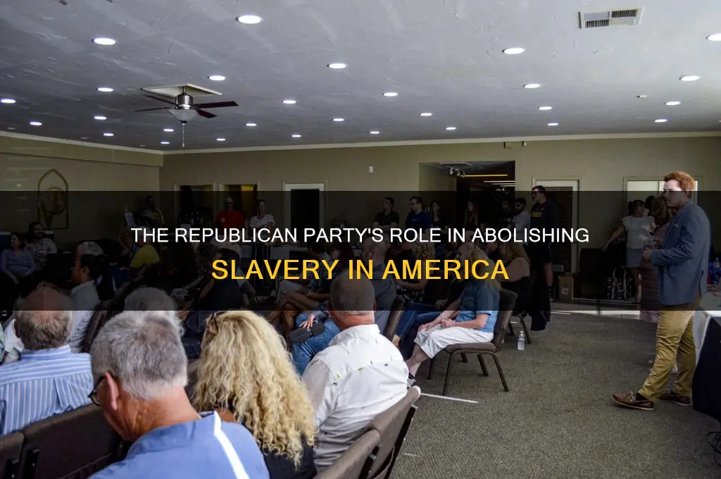 what political party ended slavery