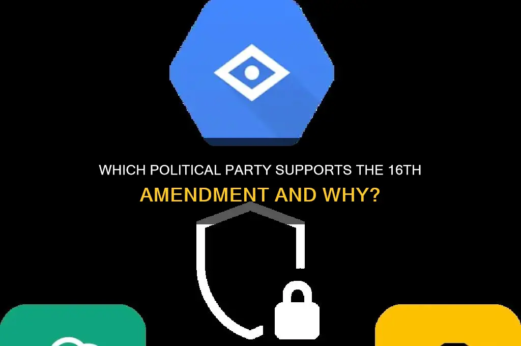 what political party favors 16th amendment