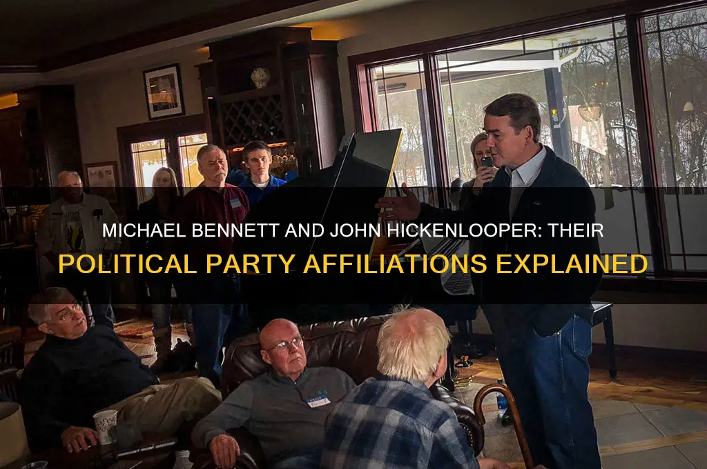 what political party for michael bennett and john hickenlooper