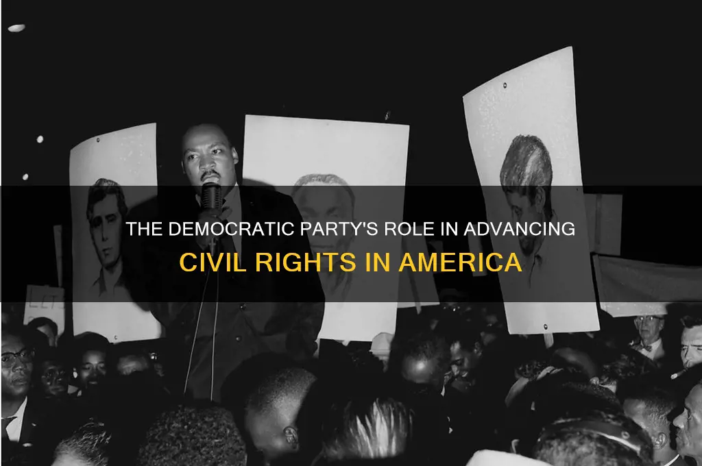what political party fought for civil rights