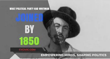Whitman's Political Shift: Which Party Did He Join by 1850?