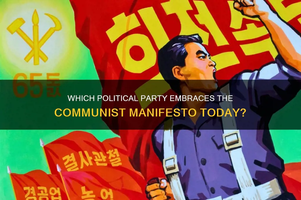 what political party has a communist manifesto