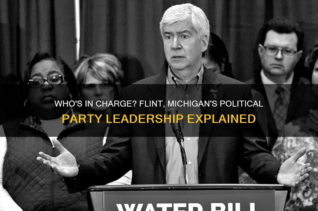 what political party has been run flint michigan