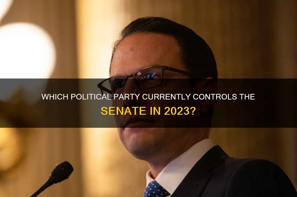 what political party has control of the senate