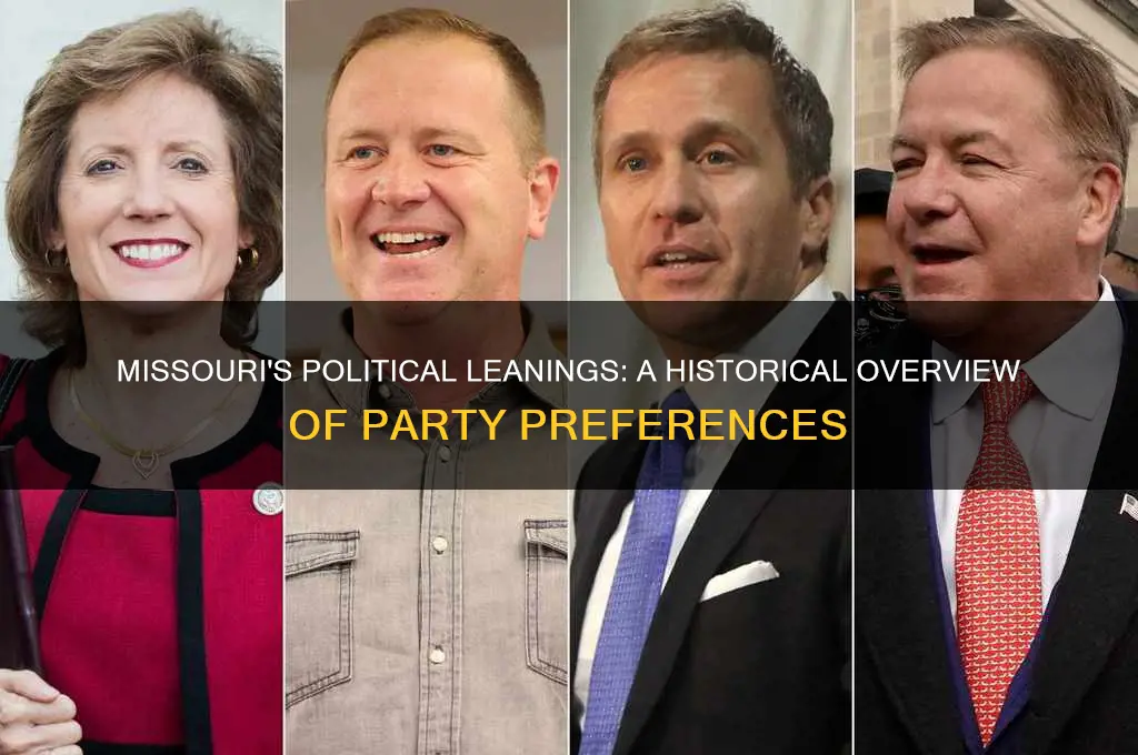 what political party has missouri traditionally favored