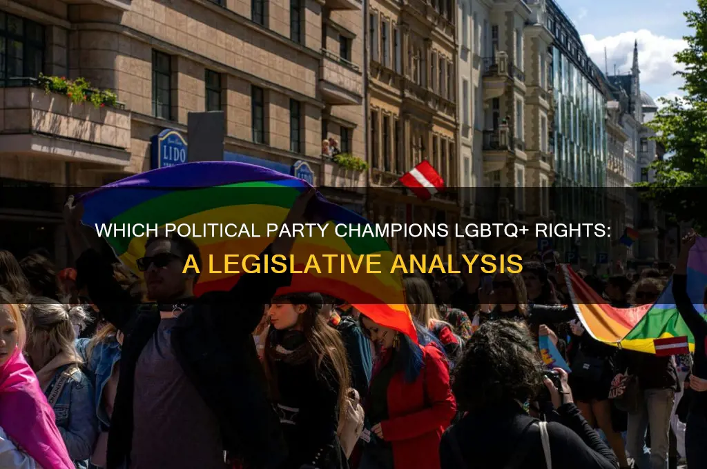what political party has passed most gay rights laws