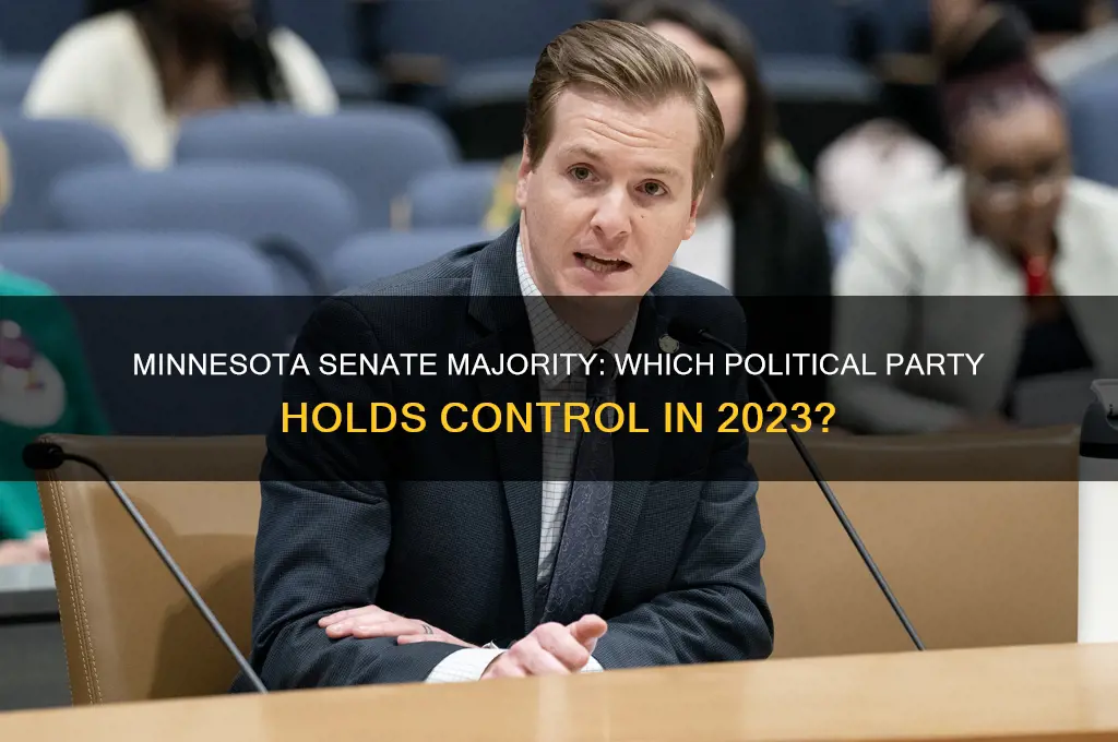 what political party has the majority in the mn senate