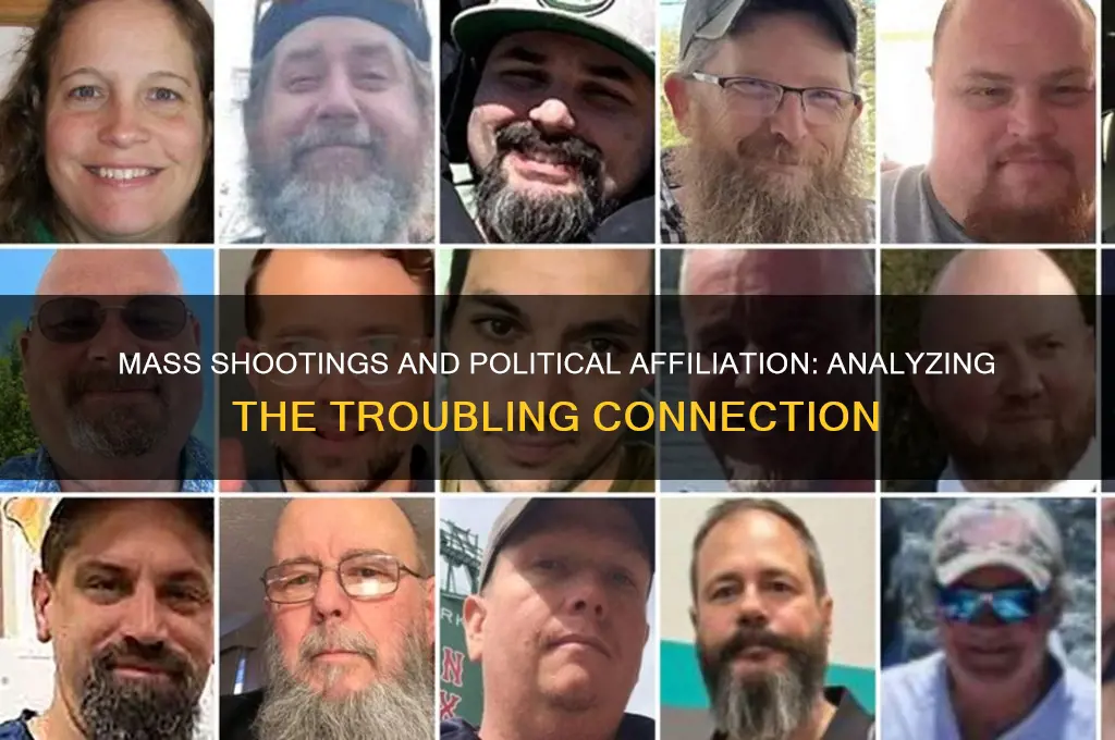 what political party has the most mass shootings