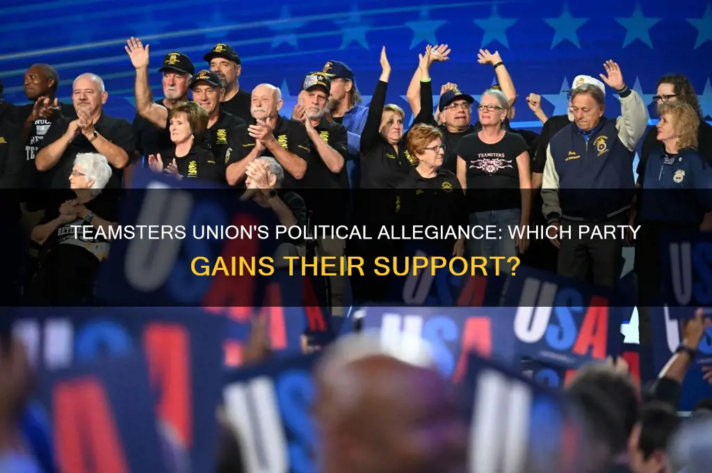 what political party has the teamsters union supported