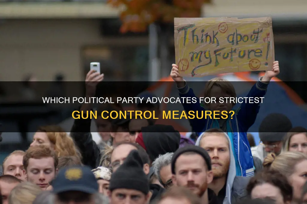 what political party hates guns