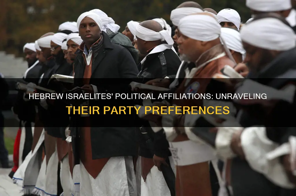 what political party hebrew israelites