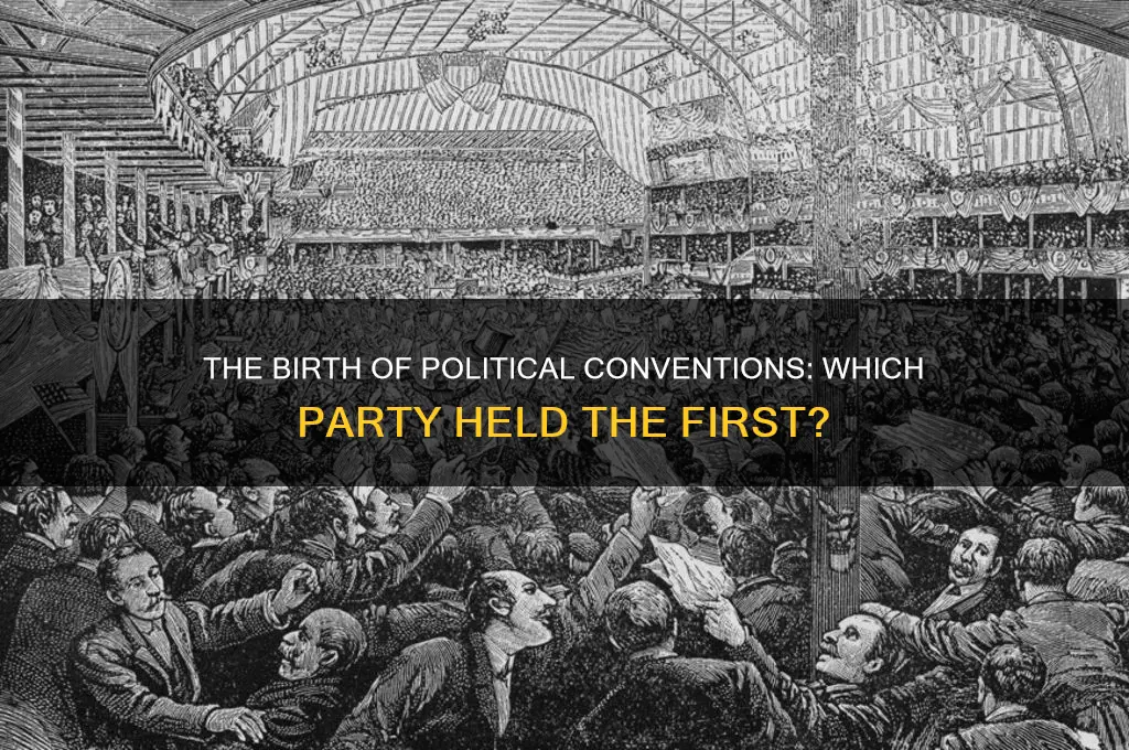what political party held the first national nominating convention