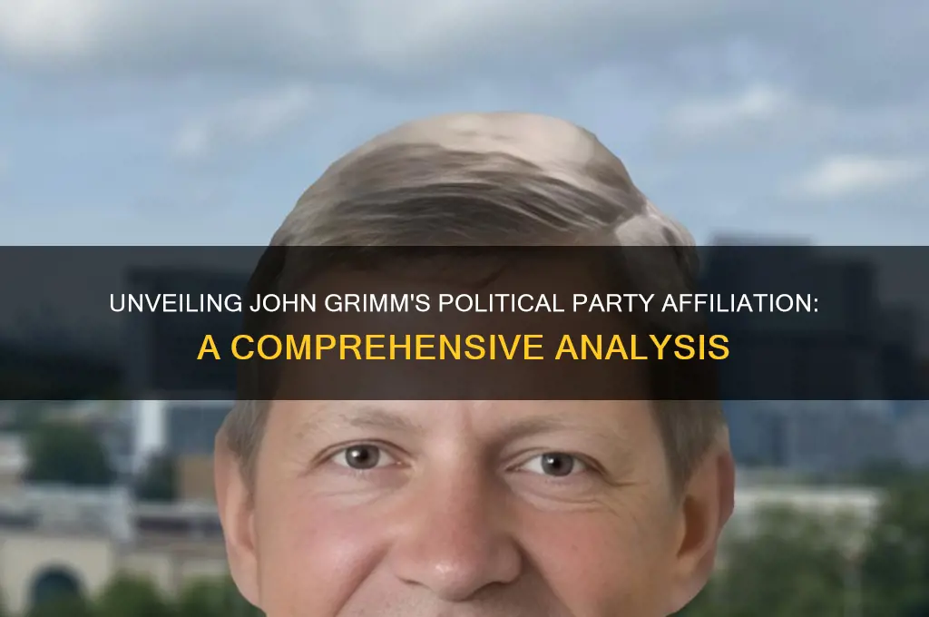 what political party id john grimm