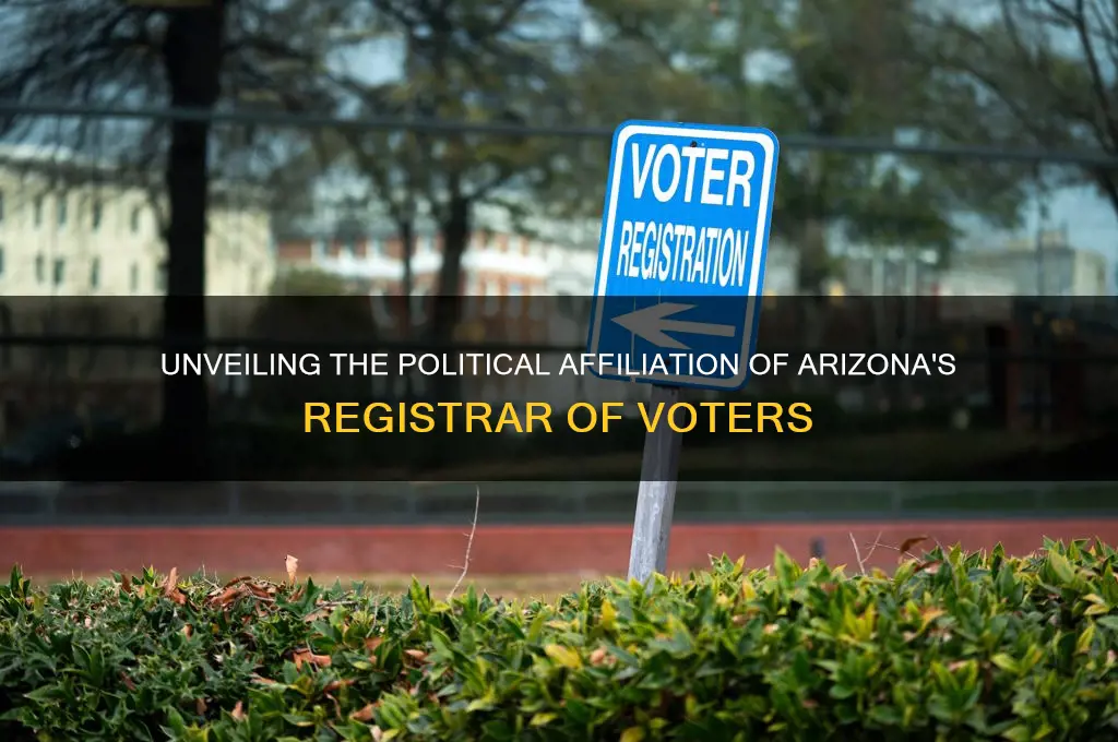 what political party if the az registrar