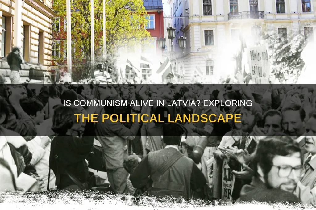 what political party in latvia is communis