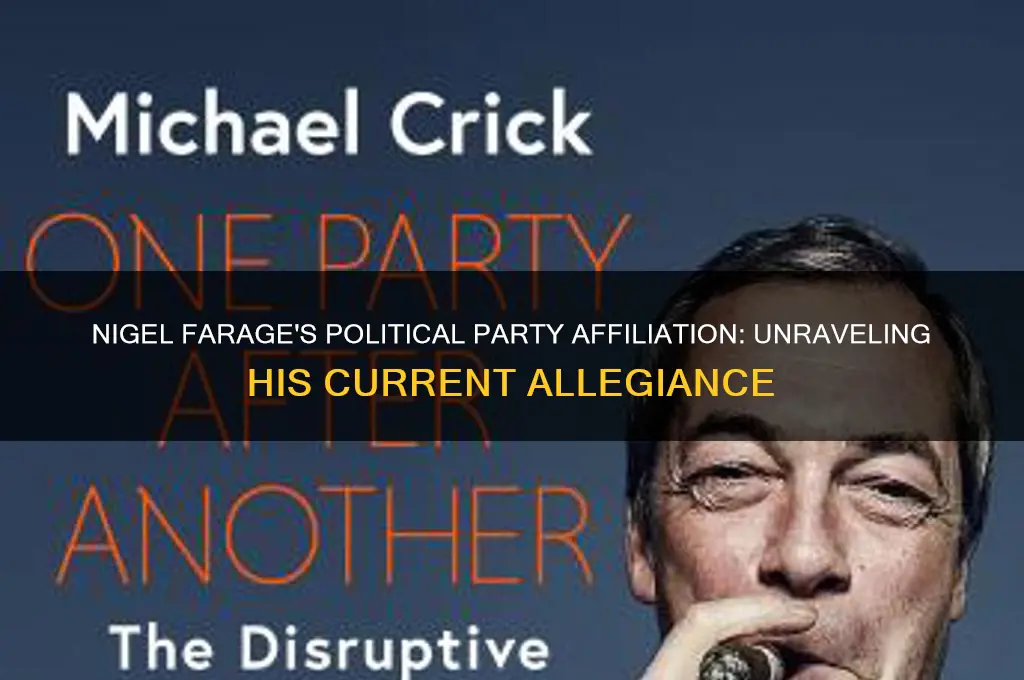 what political party in nigel farage in