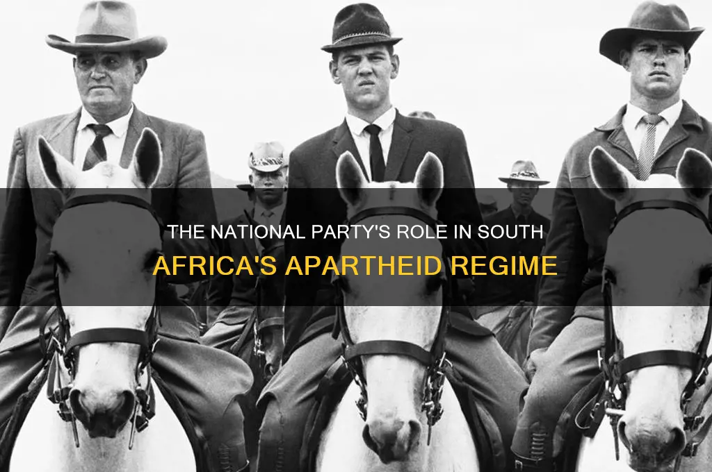 what political party in south africa enforced racial segregation