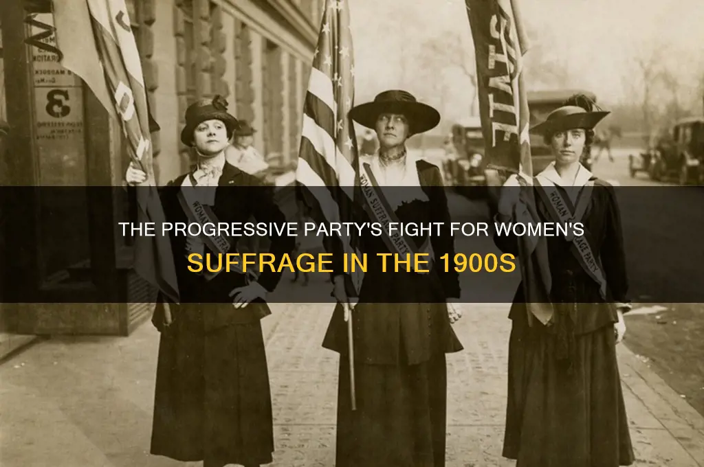 what political party in the 1900s fought for women