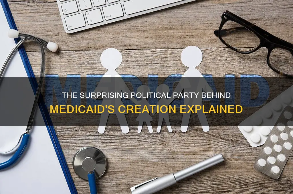 what political party introduced medicaid