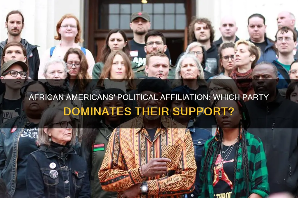 what political party is african americans more likely part of