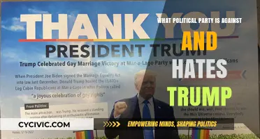 Which Political Party Strongly Opposes and Dislikes Donald Trump?