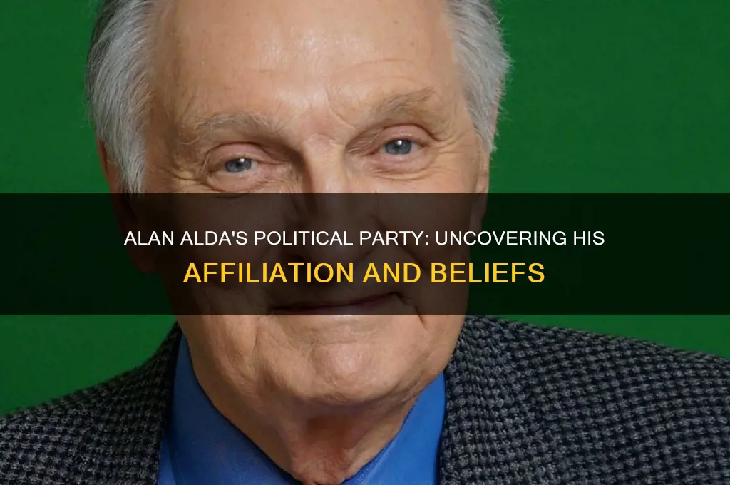 what political party is alan alda