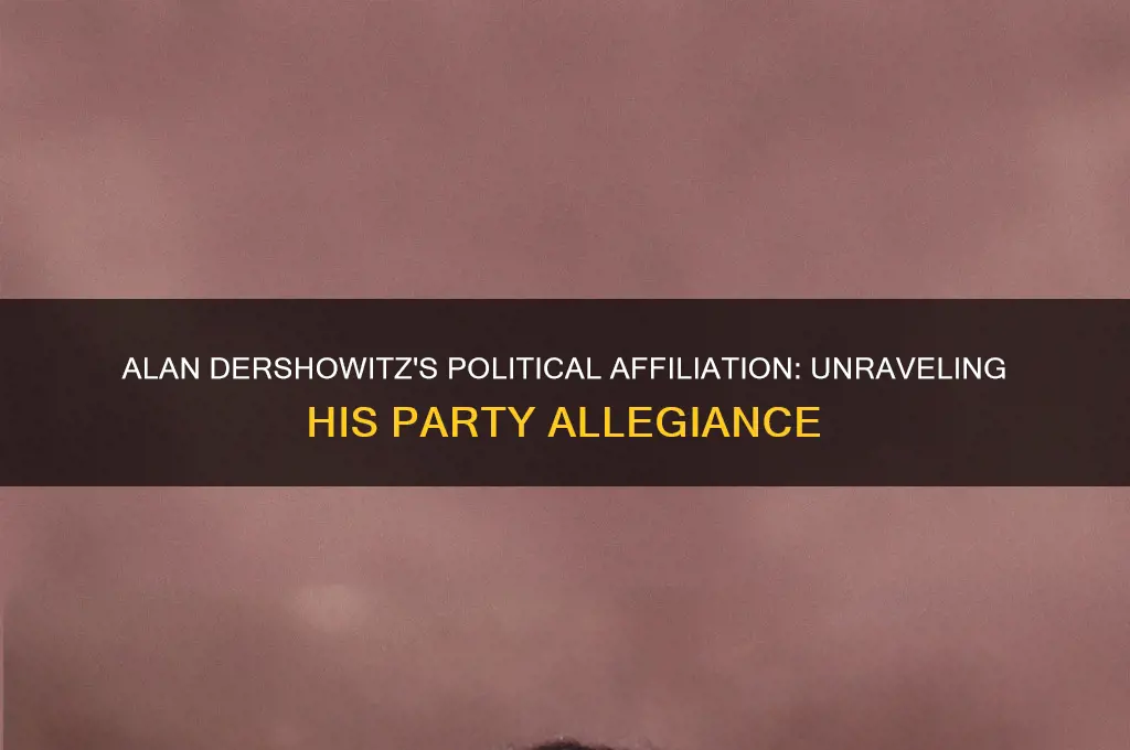 what political party is alan dershowitz