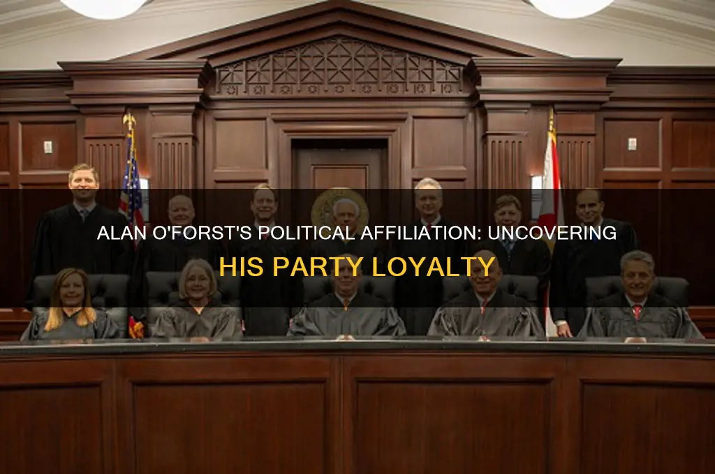 what political party is alan o forst
