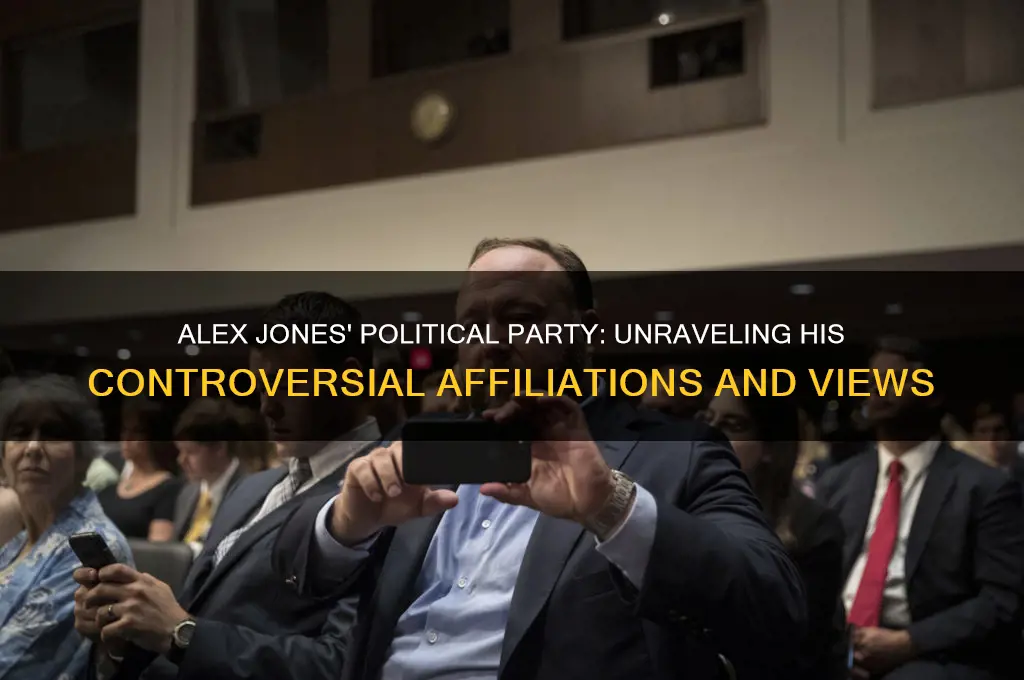 what political party is alex jones
