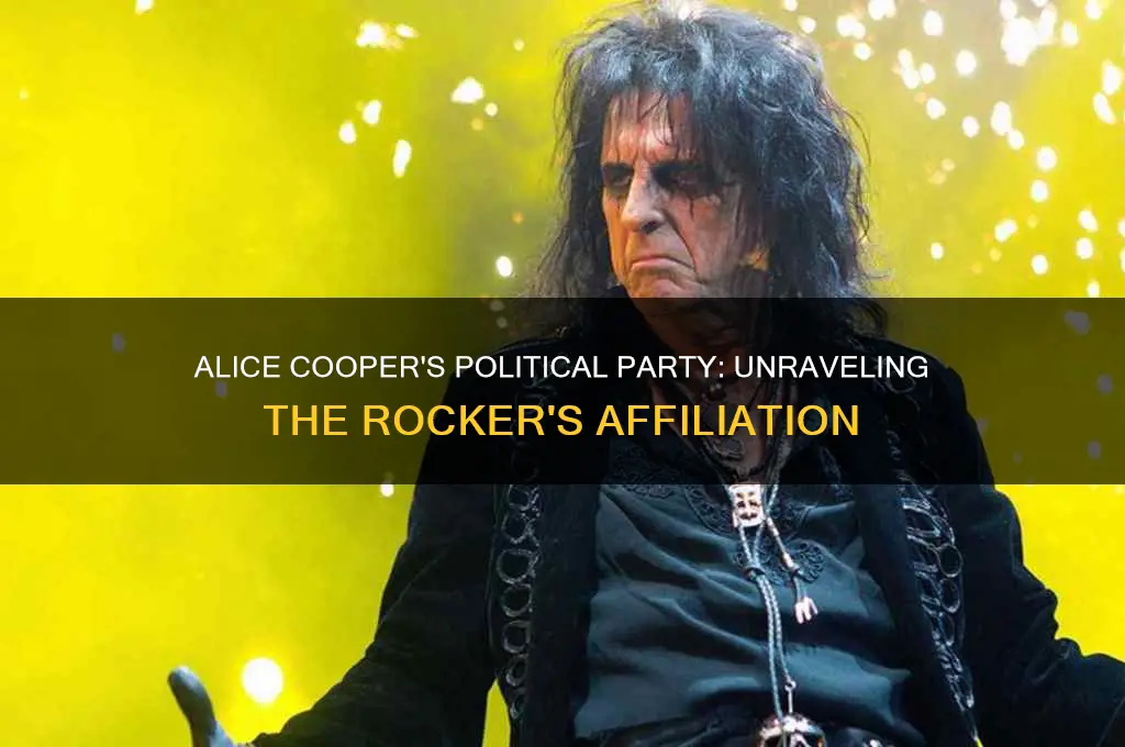 what political party is alice cooper