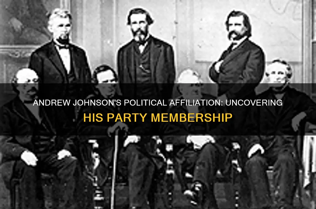 what political party is andrew johnson from