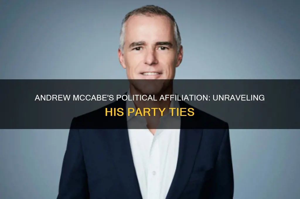 what political party is andrew mccabe with