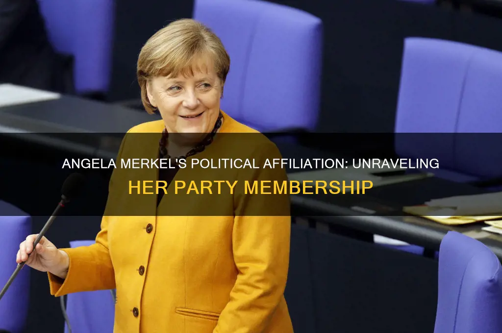 what political party is angela merkil