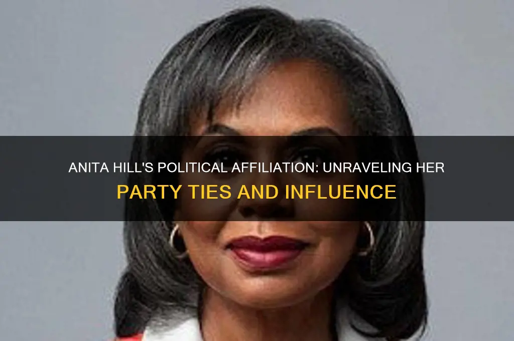 what political party is anita hill