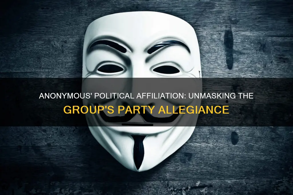 what political party is anonymous