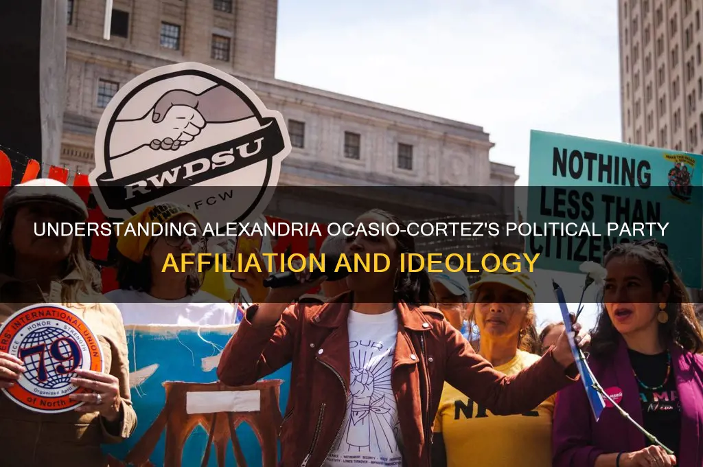 what political party is aoc