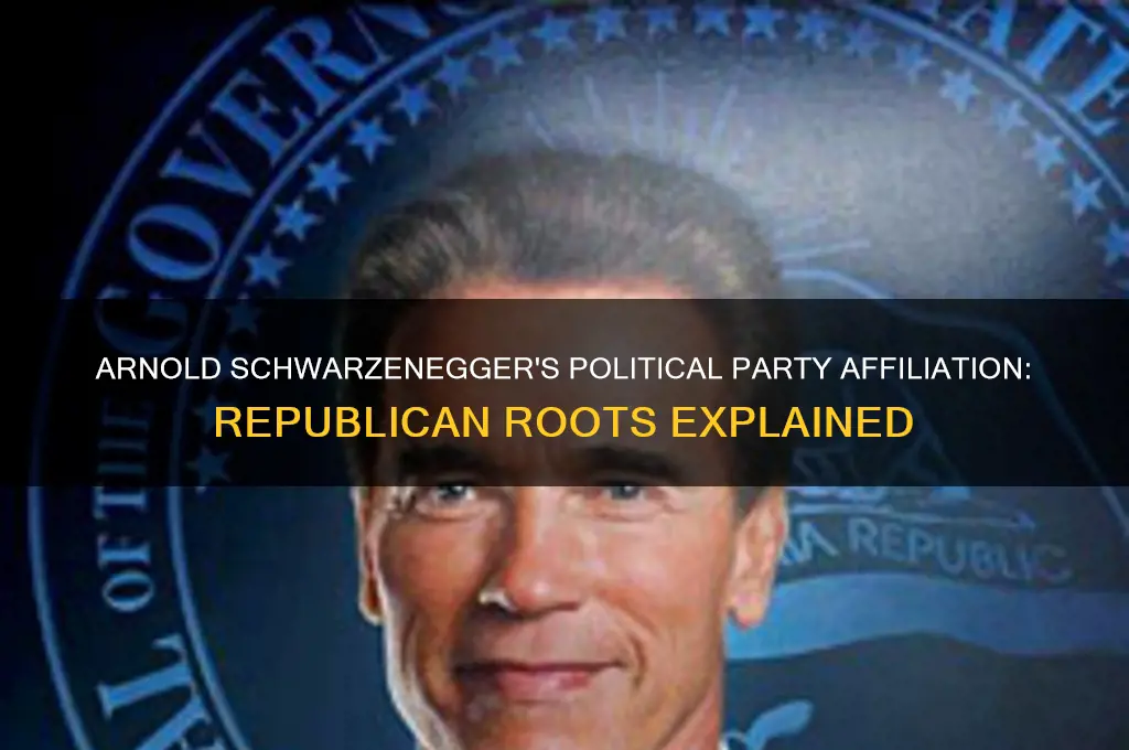 what political party is arnold schwarzenegger a part of
