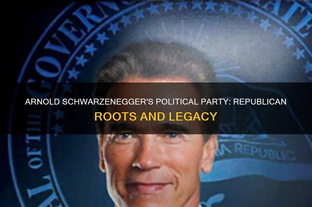 what political party is arnold schwarzenegger