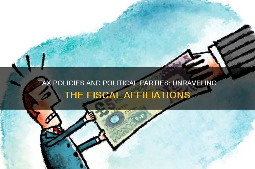 what political party is associated with taxes