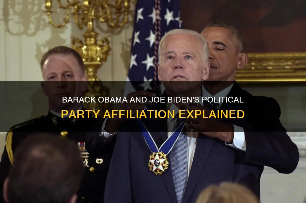 what political party is barack obama and joe biden