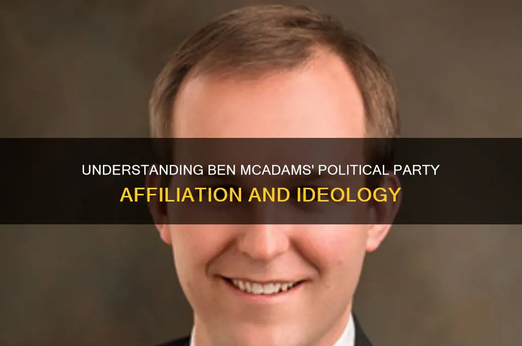 what political party is ben mcadams