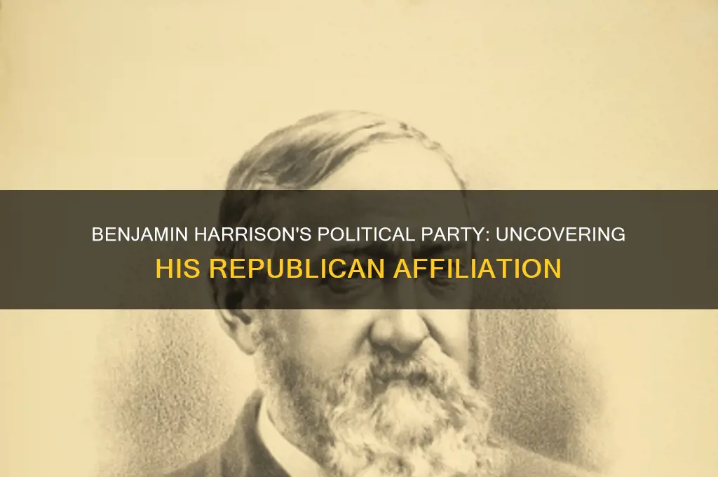 what political party is benjamin harrison