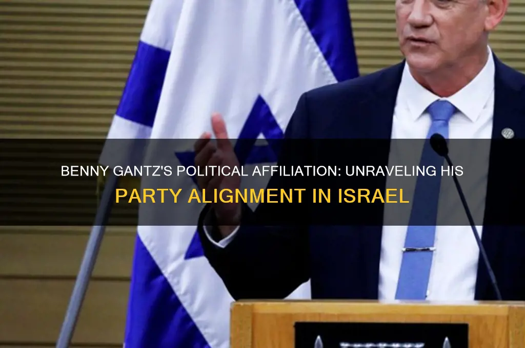 what political party is benny gantz