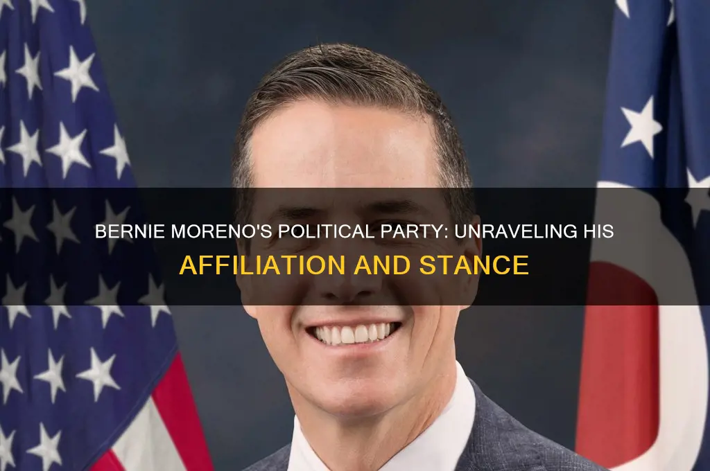 what political party is bernie moreno