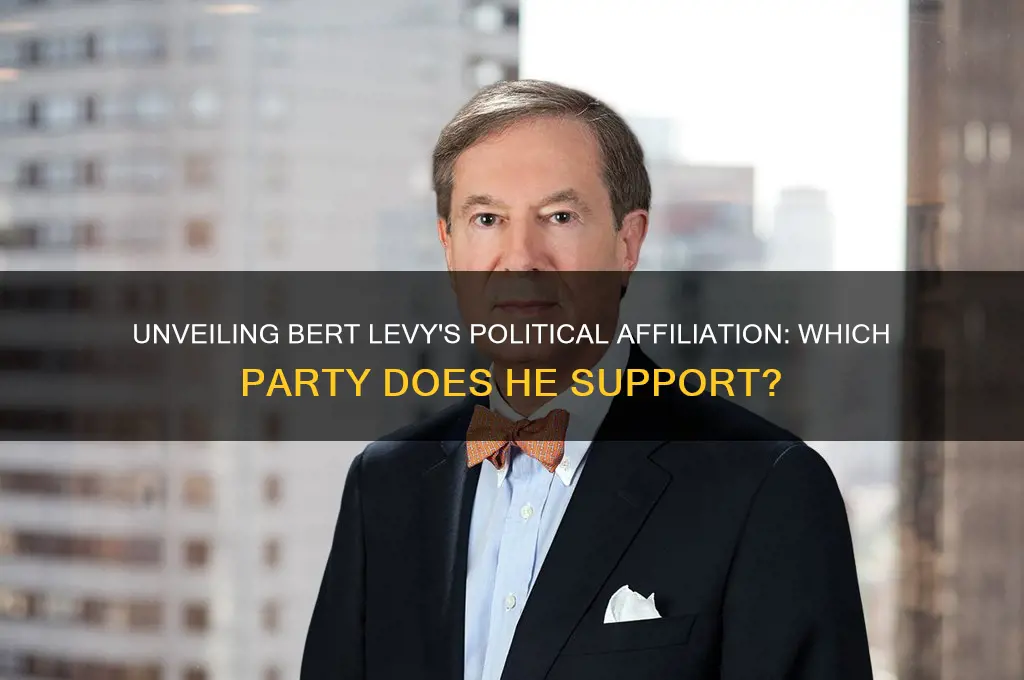 what political party is bert levy