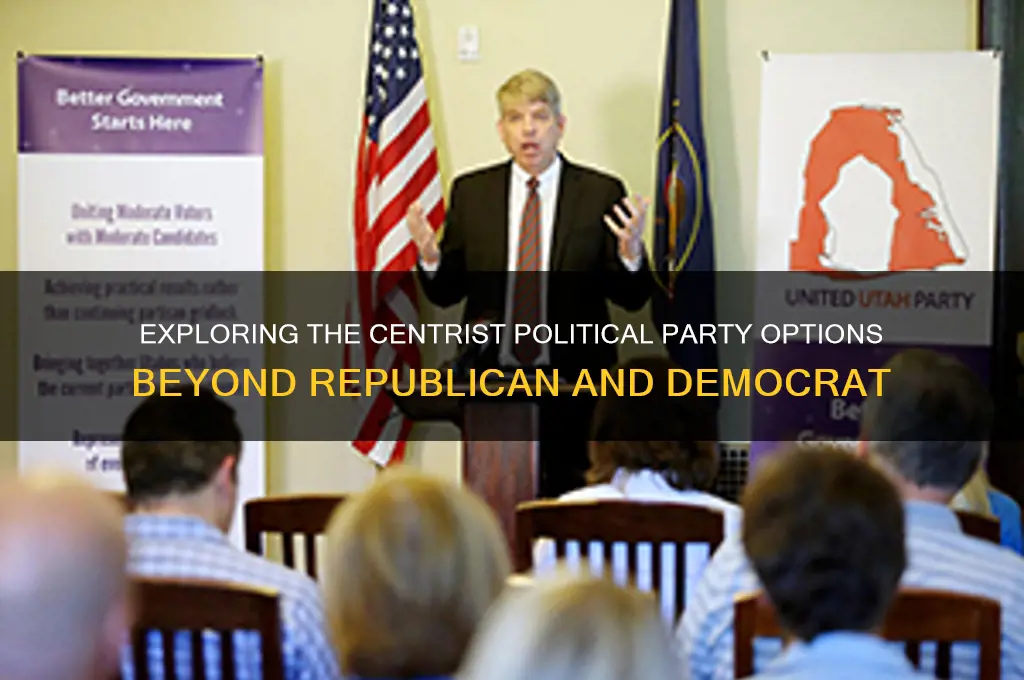 what political party is between republican and democrat