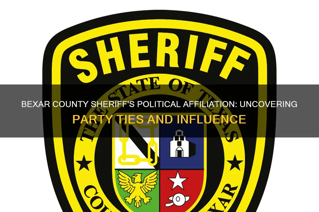 what political party is bexar county sheriff