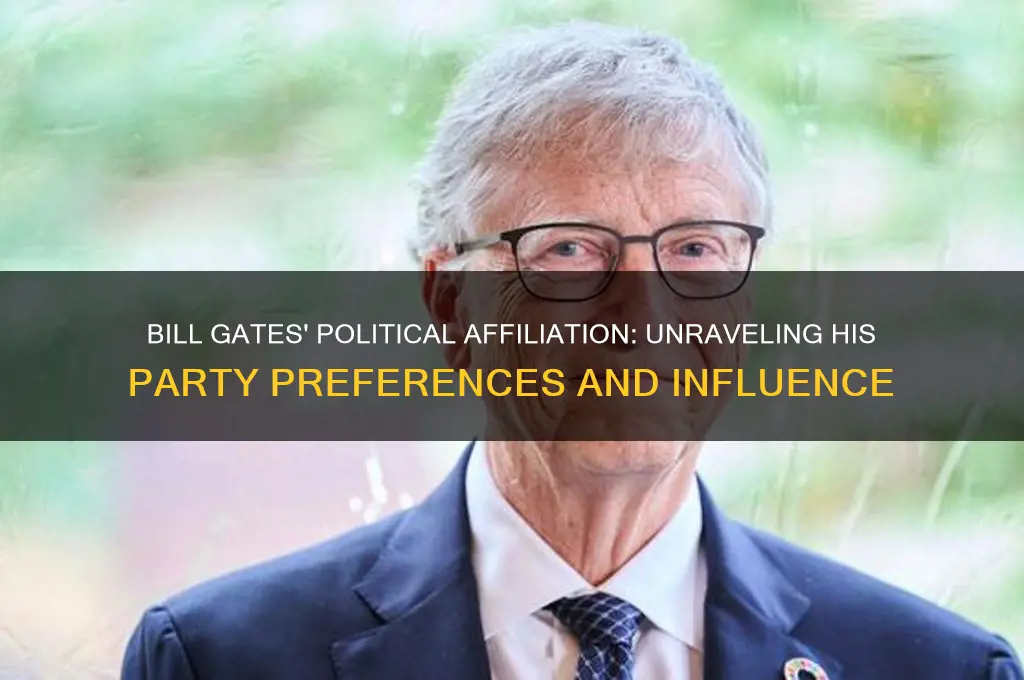 what political party is bill gates