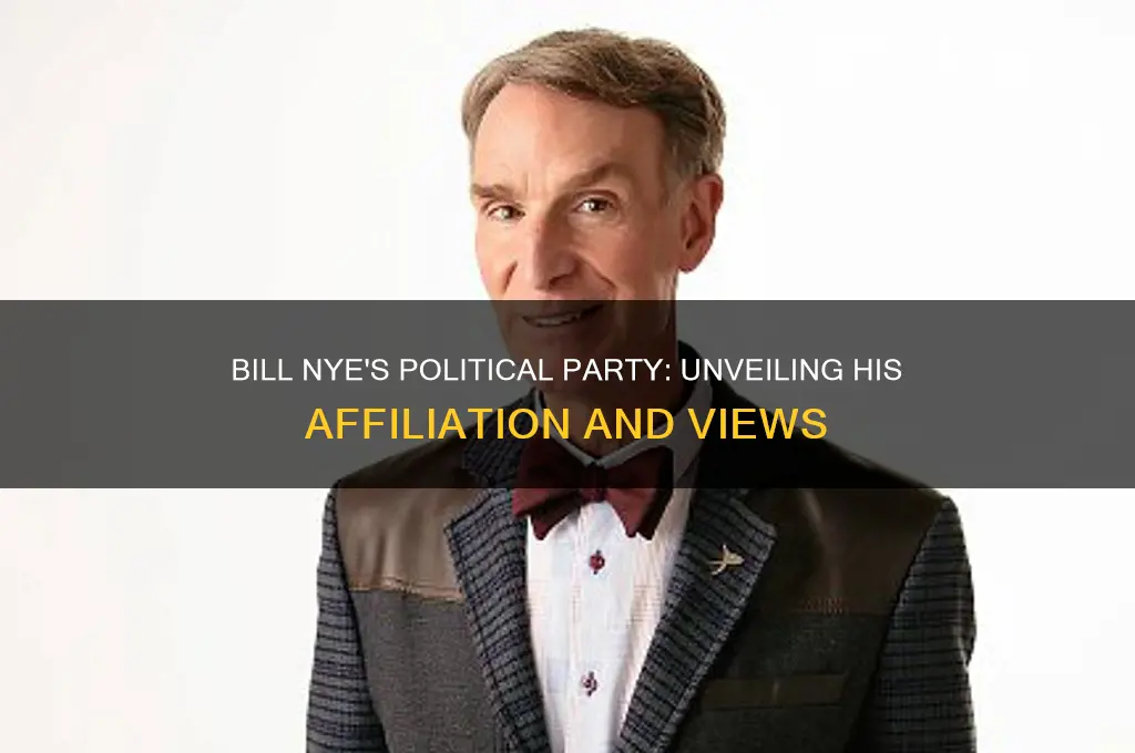 what political party is bill nye
